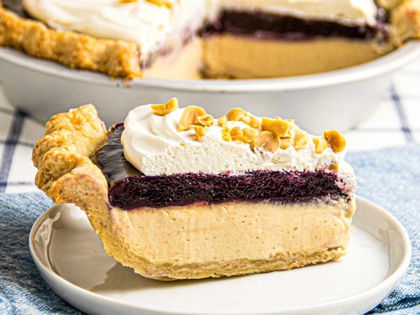 Peanut butter and jelly pie