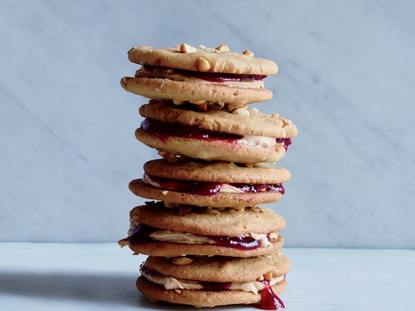 Peanut butter and jelly sandwich cookies [Tiffany MacIsaac]