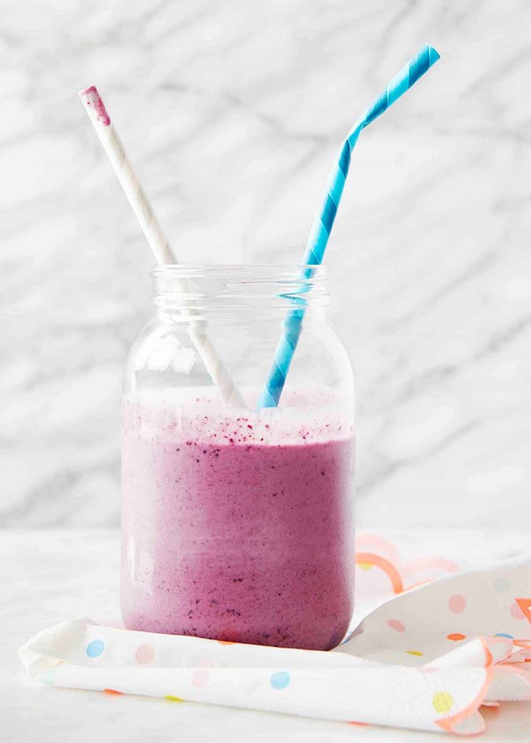 Peanut butter and jelly smoothie