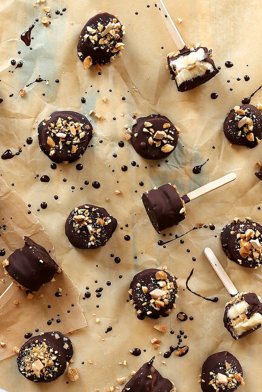 Peanut butter banana bonbons