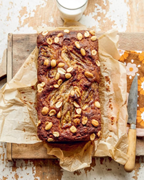 Peanut butter banana bread