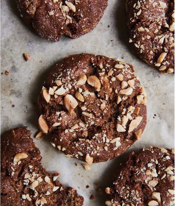 Peanut butter-banana cookies