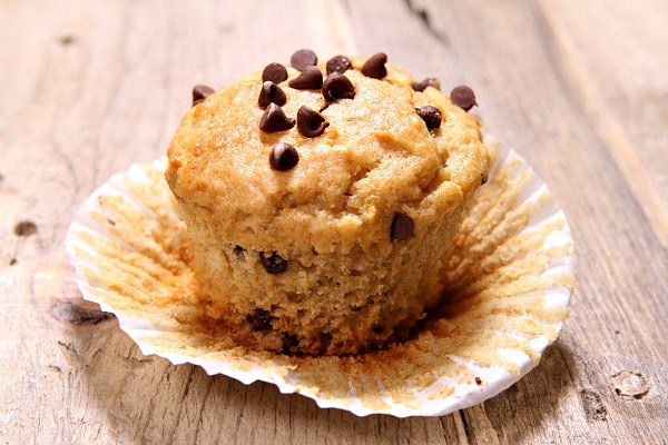 Peanut butter banana muffins
