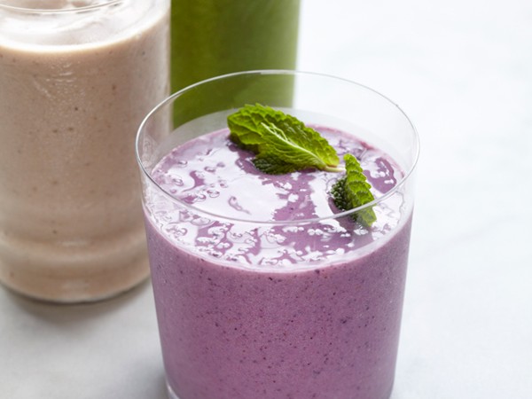 Peanut butter-banana smoothie