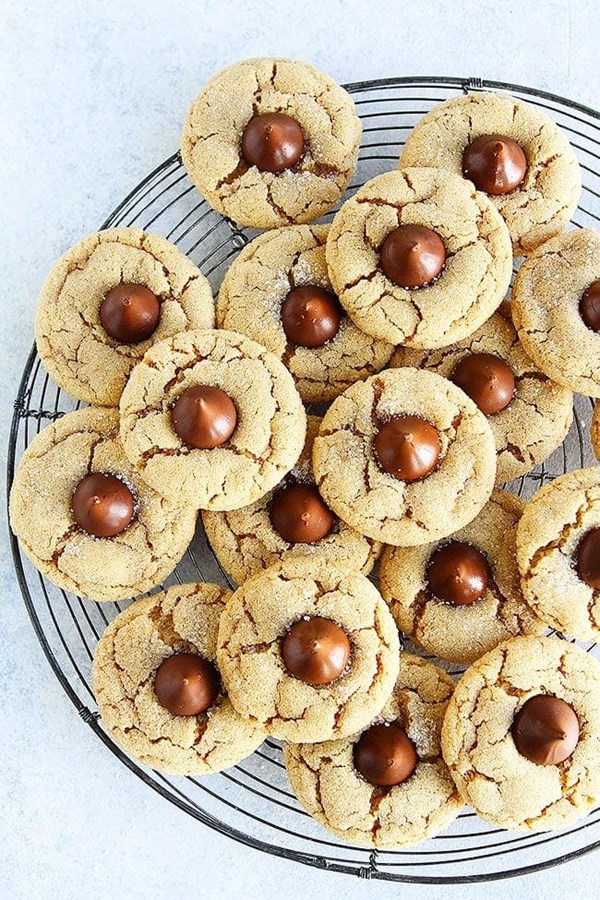 Peanut butter blossoms