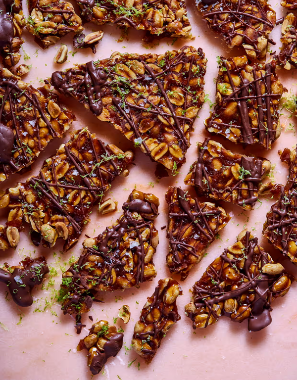 Peanut butter brittle