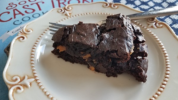 Peanut butter brownie