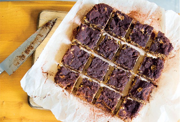 Peanut butter brownies