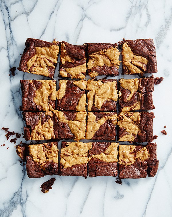 Peanut butter brownies