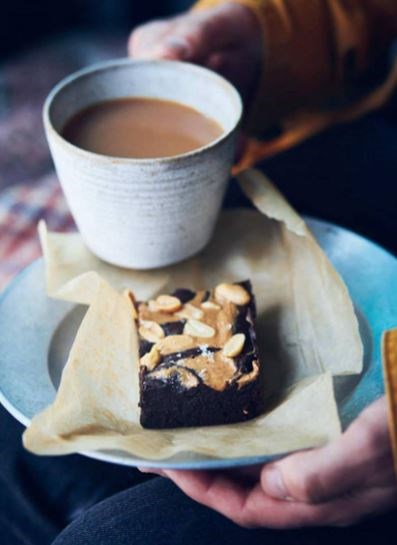 Peanut butter brownies