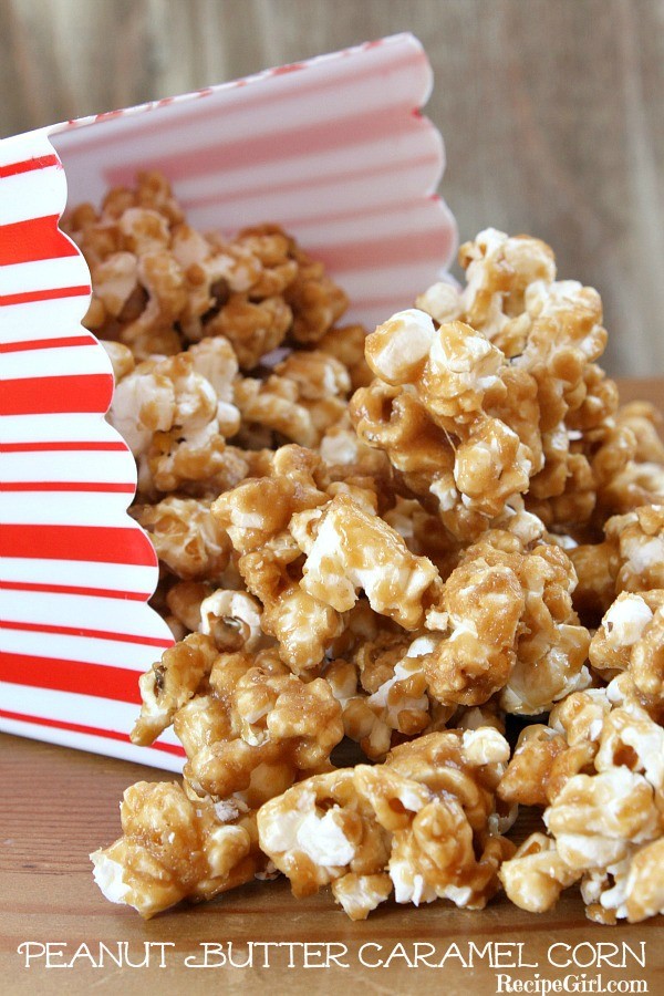 Peanut butter caramel corn