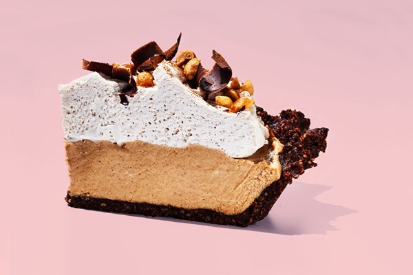 Peanut butter chai pie