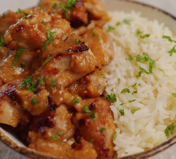 Peanut butter chicken