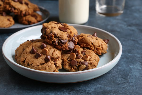 Peanut butter chocolate chip cookies