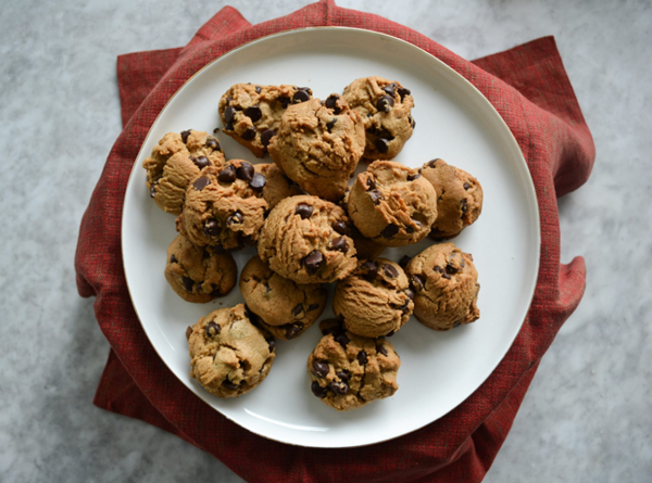 Peanut butter-chocolate chip cookies