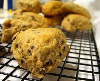 Peanut butter chocolate chip scones