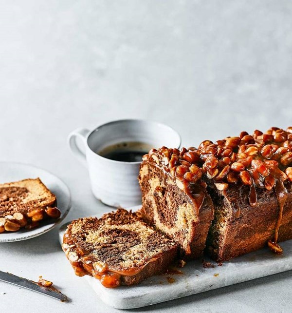 Peanut butter-chocolate loaf