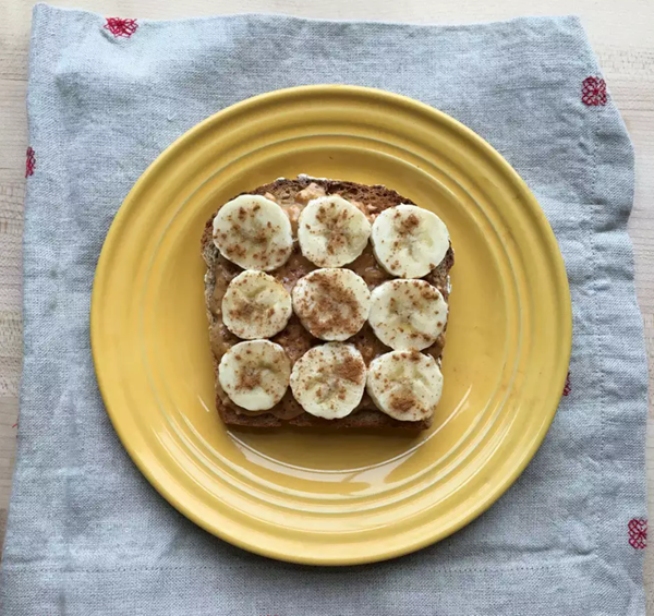 Peanut-butter cinnamon toast