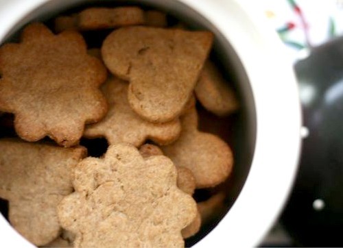 Peanut butter dog treats
