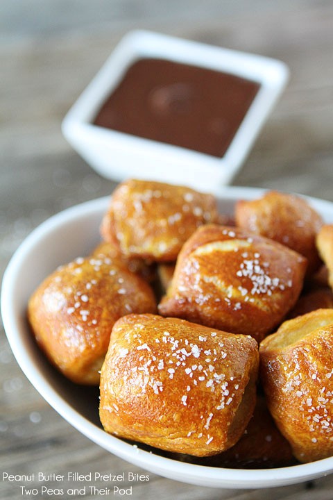 Peanut Butter Filled Pretzel Bites Recipe Eat Your Books 