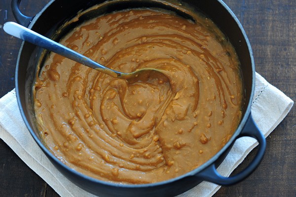 Peanut butter ganache