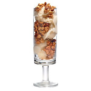 Peanut butter granola crunch parfait