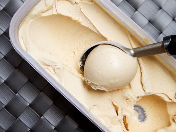 Peanut butter honey ice cream