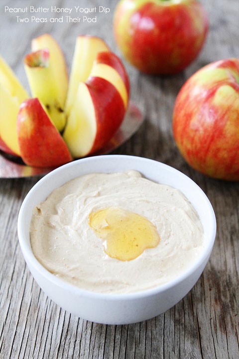 Peanut butter honey yogurt dip