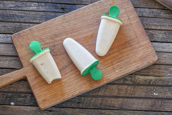 Peanut butter ice blocks