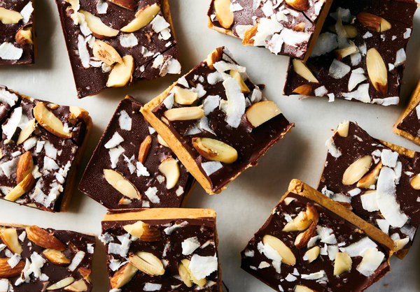 Peanut butter no-bake bars