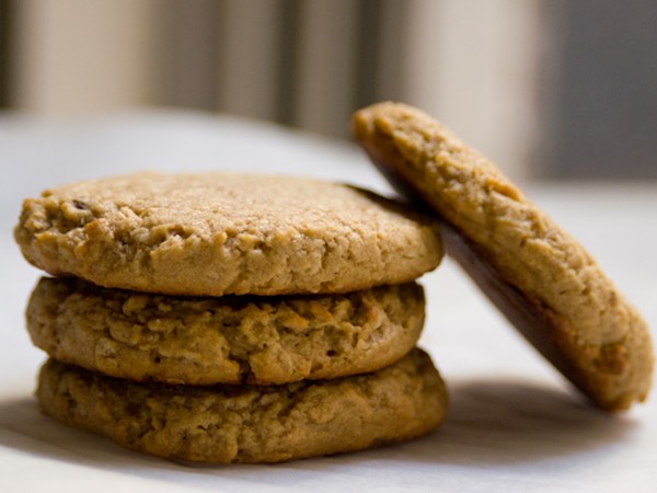 Peanut butter oat cookies