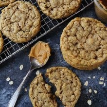 Peanut butter oatmeal cookies