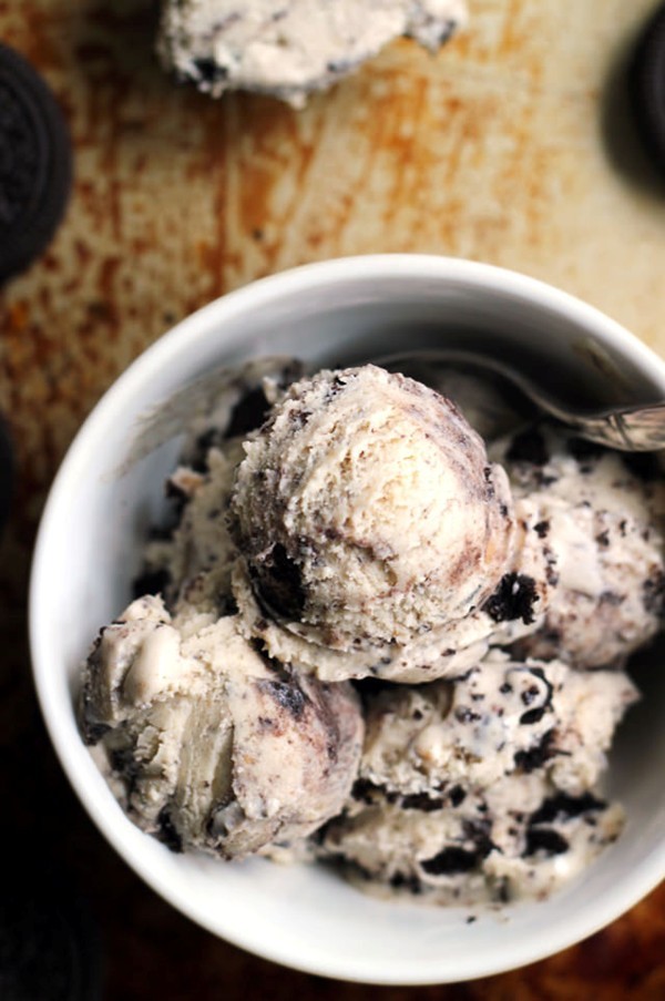 Peanut butter Oreo ice cream