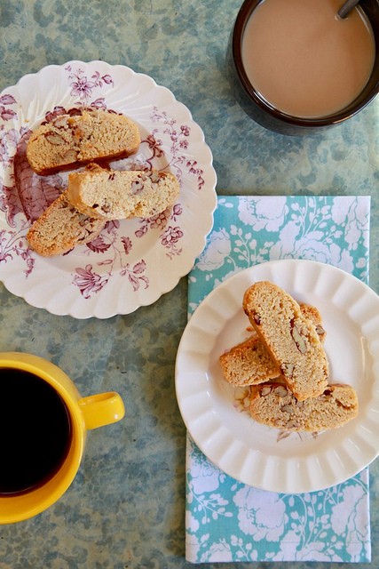 Peanut butter pecan biscotti