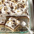 Peanut butter pudding dessert