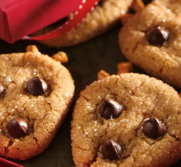 Peanut butter reindeer cookies