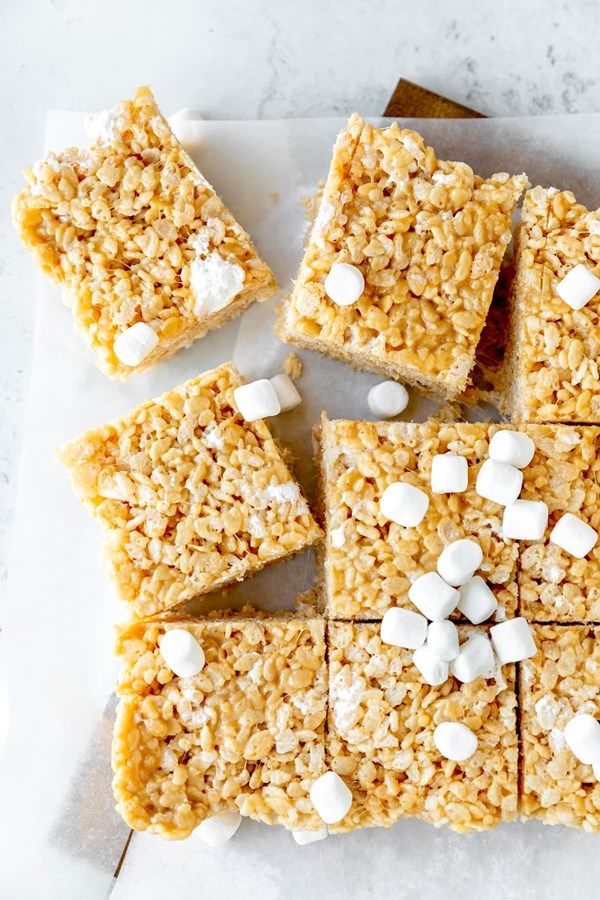 Peanut butter Rice Krispie treats