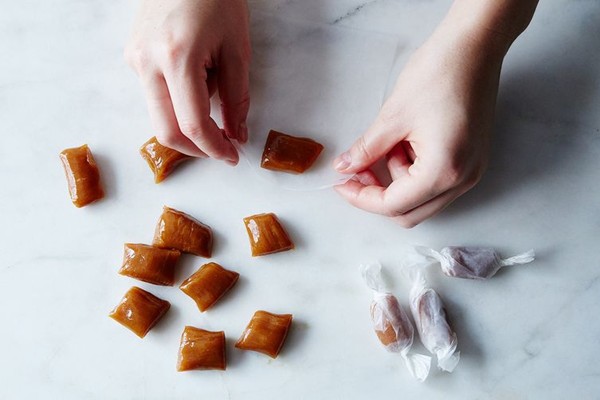 Peanut butter salt water taffy