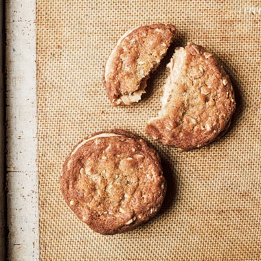 Peanut butter sandwich cookies, aka "the Nora Ephron"