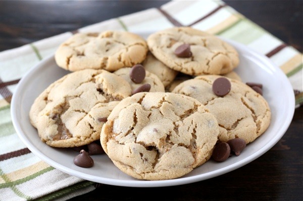 Peanut butter Snickers cookies