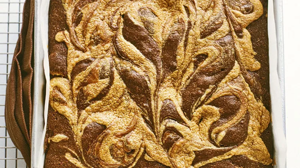 Peanut butter swirl brownies