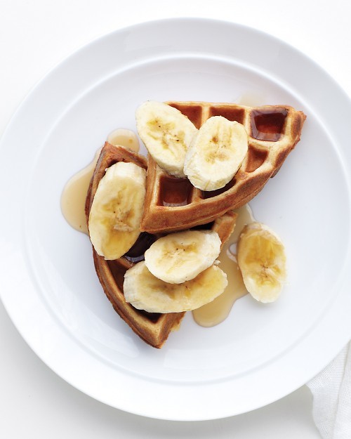 Peanut butter waffles