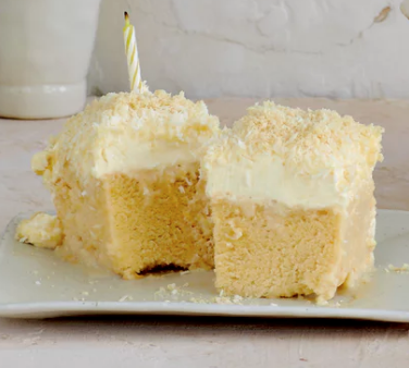 Peanut-coconut tres leches cake