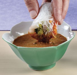 Peanut dipping sauce