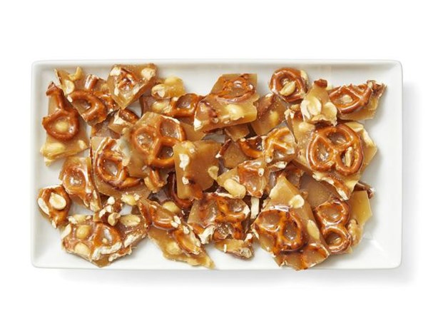 Peanut pretzel brittle