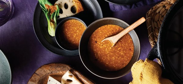 Peanut-sesame dipping sauce [Anh Tran]