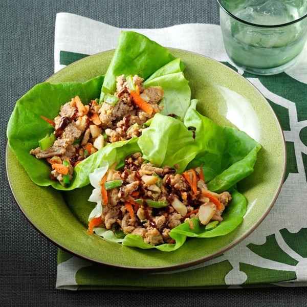Peanutty Asian lettuce wraps