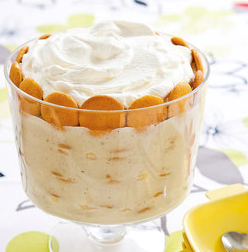 Peanutty banana pudding