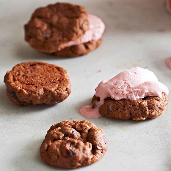 Peanutty fruit and chocolate chip cookies