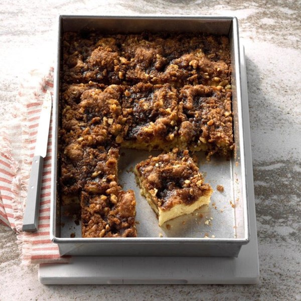 Pear & apple coffee cake